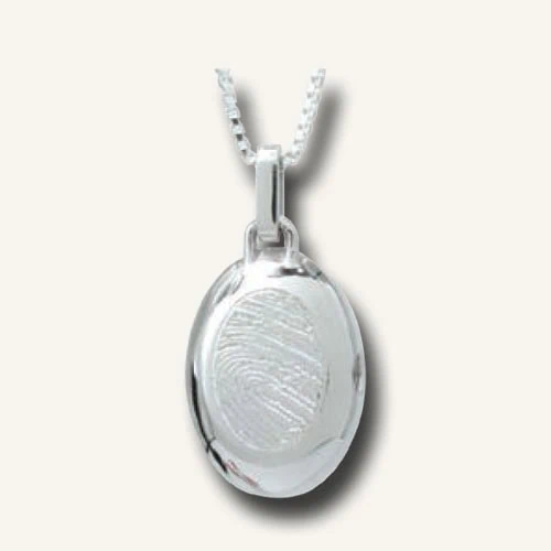 Fingerprint jewellery silver locket