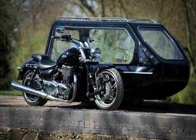 motorcycle hearse